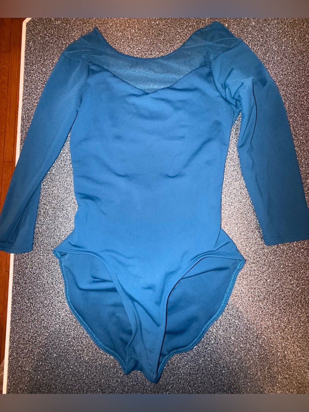Tiger Friday Dance Leotard Teal 3/4 Sleeves Size Adult Small